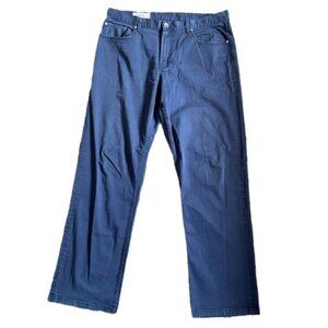 Faconnable 38 X 34 Blue Khaki Mens Pants